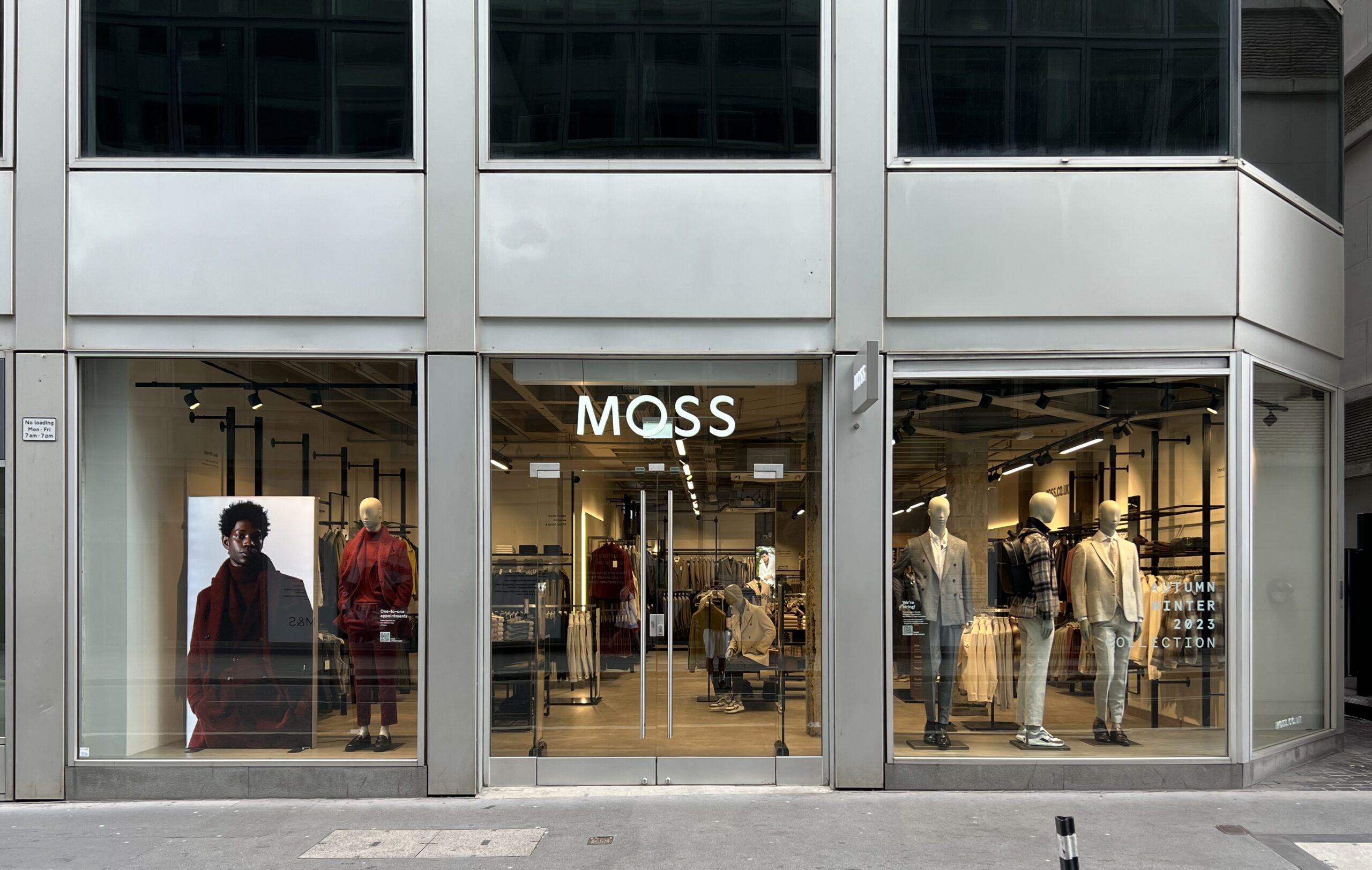 Moss Bros Fenchurch Street
